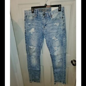 American Eagle Mens Flex Skinny Jean, Ligh